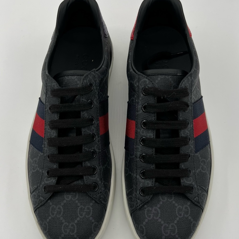 Men’s GUCCI New Ace GG Supreme Sneakers Size 7.5 (US 8.5) MSRP: $750 - Picture 5 of 10